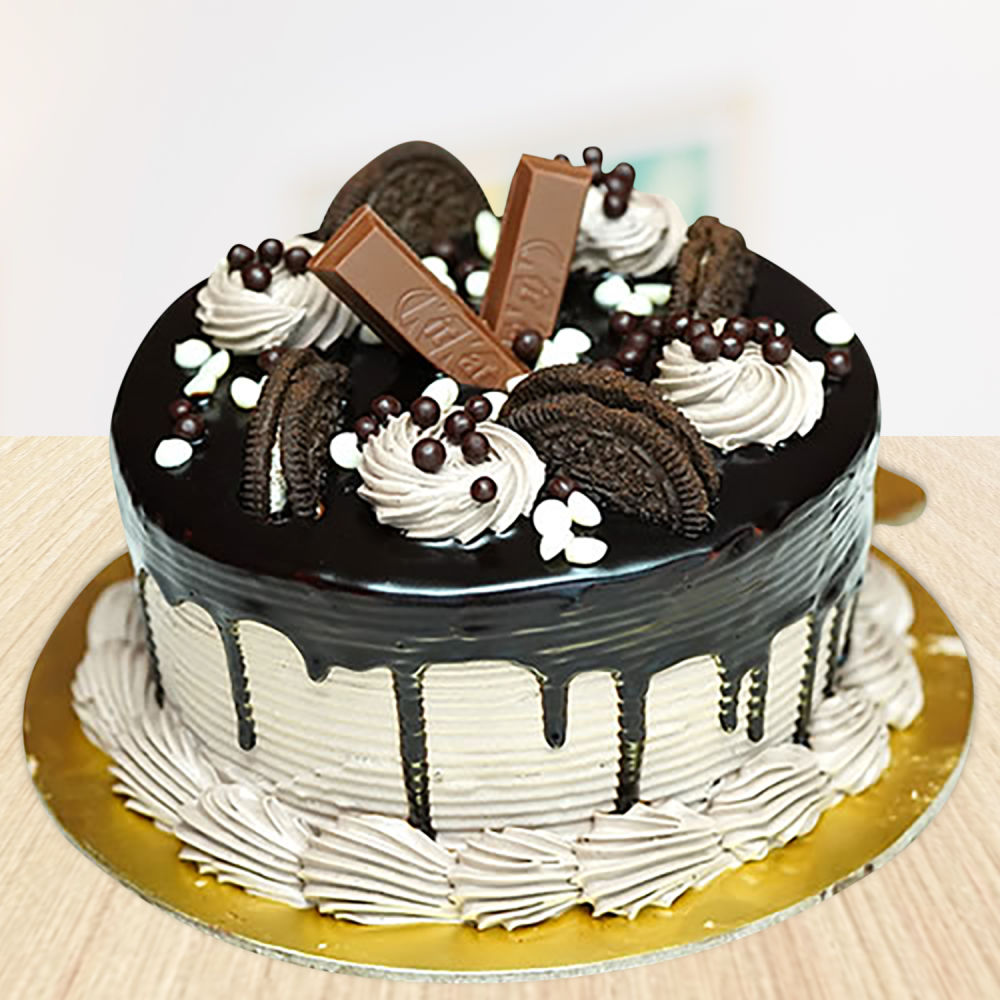 Square Chocolate Cake | Oreo Biscuit Chocolate Cake Design | 3kg Cake -  YouTube